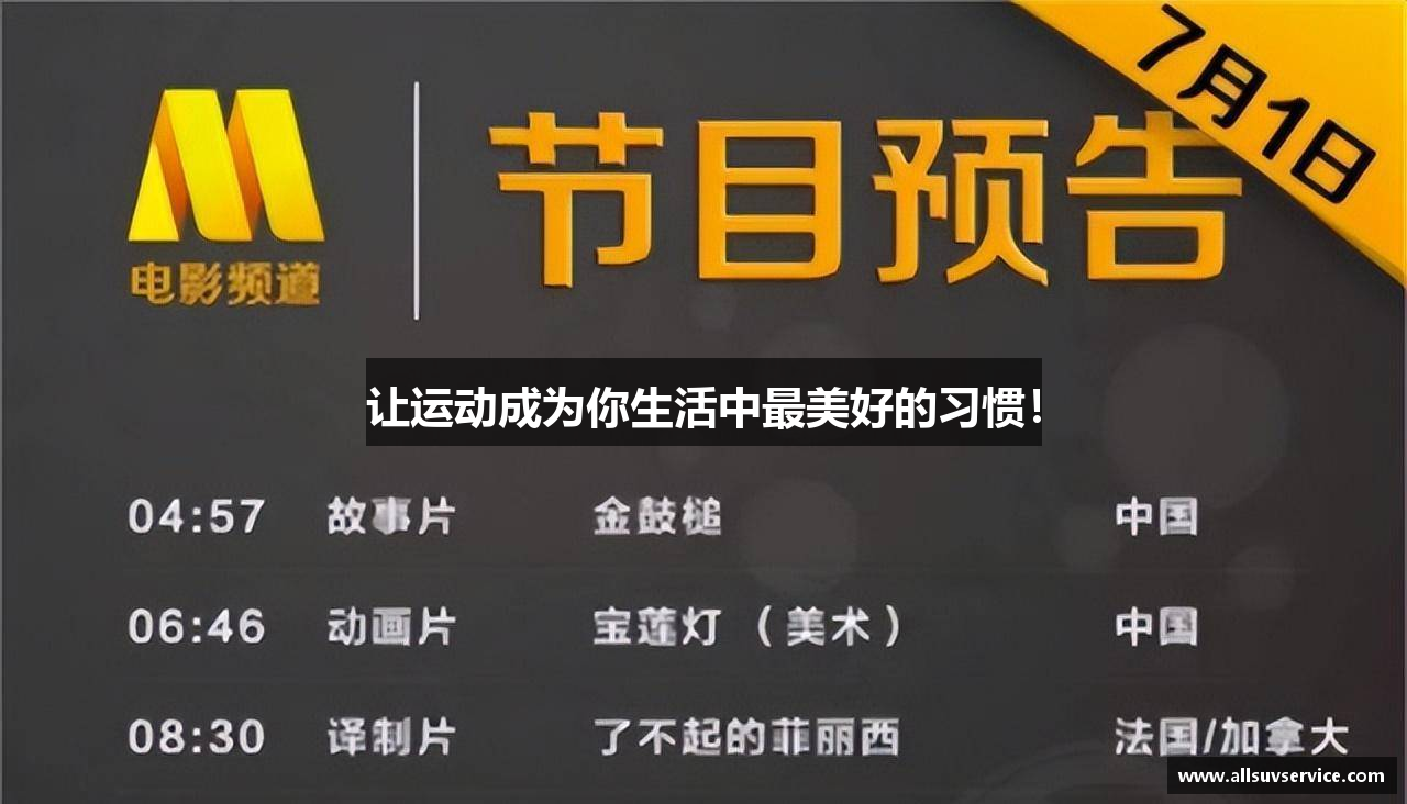 让运动成为你生活中最美好的习惯！